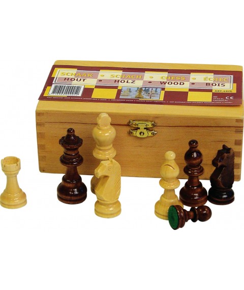 Chess ABBEY 49CM ASS 93MM Black / White