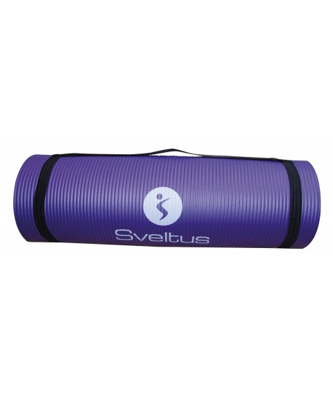 Exercise mat SVELTUS TRAINING MAT 1360 180x60x1cm Purple