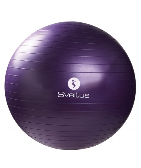Gym ball SVELTUS Anti burst 75 cm, violet + box