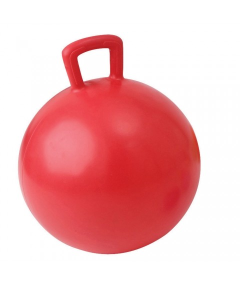 Gymnastic ball with handle 55cm red