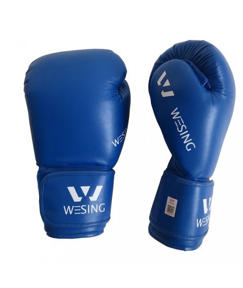 WESING boxing gloves (velcro) AIBA approved, 10oz, blue