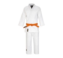 Judo suit Matsuru JUDO CLUB ZONDER 100% cotton 450 g/m² 150 cm white