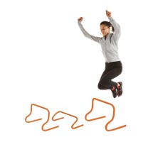 Training step HURDLE 15cm ORANGE 1pcs PVC