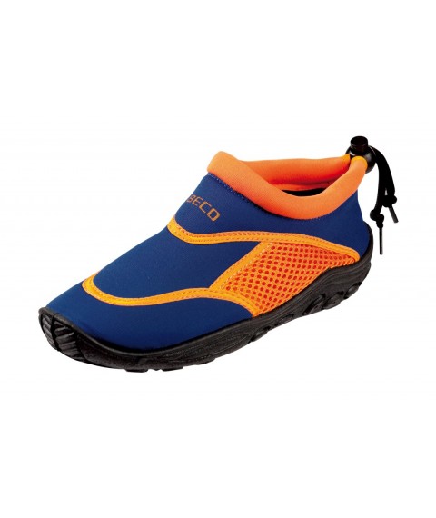 Aqua shoes for kids BECO 92171 63 size 29 blue/orange