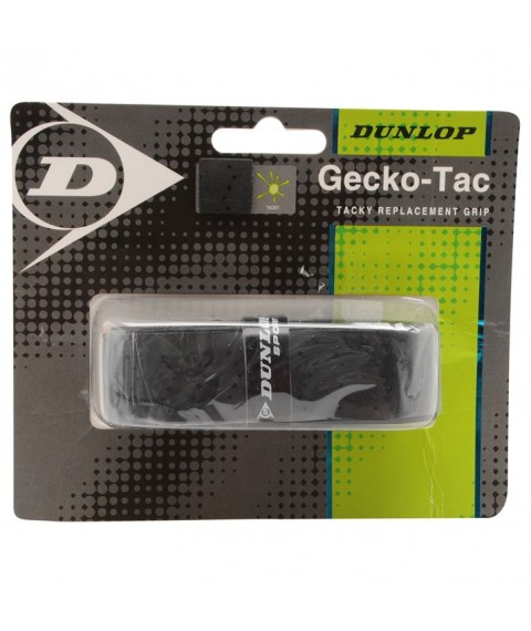Tennis racket replacement grip Dunlop GECKO-TAC 1-blister black