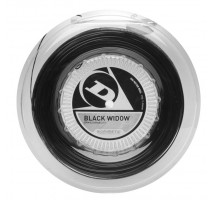 STRINGS - Tennis string Dunlop Black Widow 1.26mm 200m Co-PE monofilament black Tennis string Dunlop Black Widow 1.26mm 200m Co-PE monofilament black