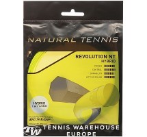 STRINGS - Tennis string Dunlop NT HYBRID YELLOW 1.26/1.25mm set, 12m, black/ yellow Tennis string Dunlop NT HYBRID YELLOW 1.26/1.25mm set, 12m, black/ yellow