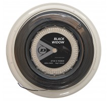 STRINGS - Tennis string Dunlop Black Widow 1.31mm 200m Co-PE monofilament black Tennis string Dunlop Black Widow 1.31mm 200m Co-PE monofilament black