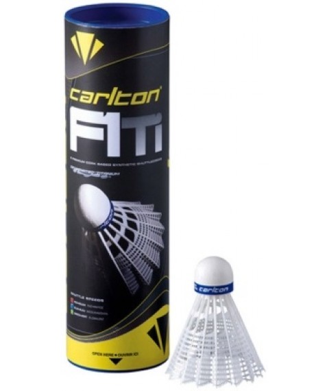 Badminton shuttlecocks CARLTON F1Ti fast, 6psc.