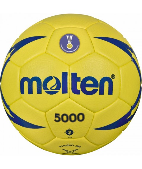 Handball ball competition MOLTEN H3X5001-HBL synth.leather size 3