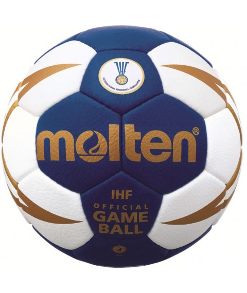 Handball ball competition MOLTEN H3X5001-BW-X IHF synth. leather size 3