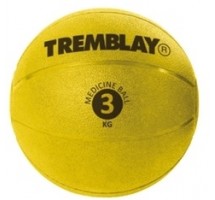 WEIGHTED AND MEDICINE BALLS - Weight ball TREMBLAY Medicine Ball 3kg D23cm Yellow for throwing Weight ball TREMBLAY Medicine Ball 3kg D23cm Yellow for throwing