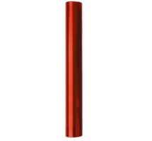 Aluminium relay baton TREMBLAY 30cm green Ø 38 red