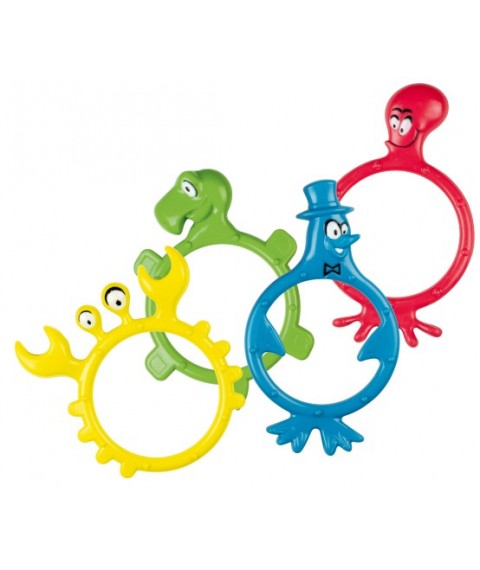 Diving rings monster set 96050 4 pcs
