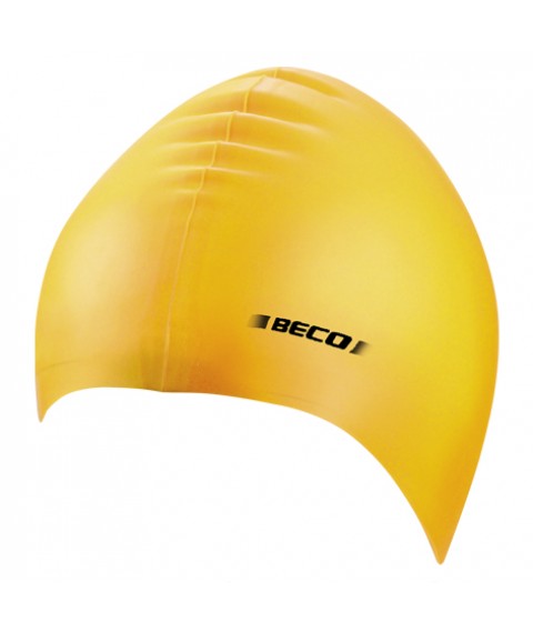 BECO Silicone swimming cap 7390 2 yellow