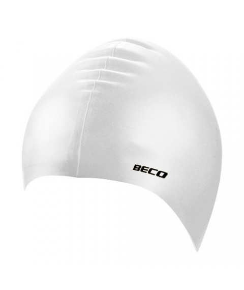BECO Silicone swimming cap 7390 1 white