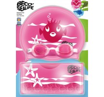 SWIMMING TEACHING - Swimming set SEALIFE: googles + cap + bag 96054 4 pink Swimming set SEALIFE: googles + cap + bag 96054 4 pink