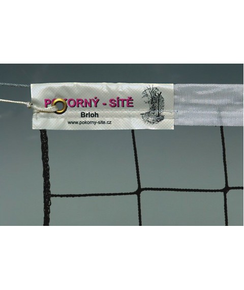 Volleyball net SPORT-9,5x1m 100x100x3mm, braided cord