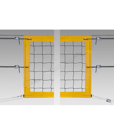 Volleyball net BEACH SPORT  yellow band