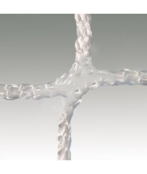 Football-Soccer net SPORT 9,5x1m PE 45x45x3mm upper height 0,80m bottom depth 1,50m white