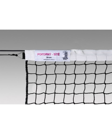 Tennis net ECONOMY12,80x1,08m PE 45x45x3,15mm, steel wire