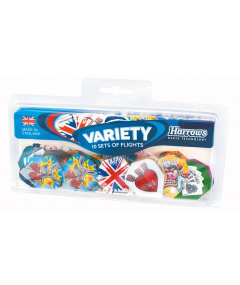 Darts flights HARROWS VARIETY PACK 9367 10 sets x 3