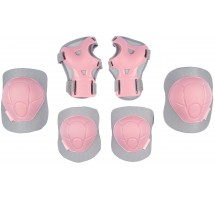 Protector set for kids  NIJDAM Concrete Rose N61EC02 M Pink/Grey