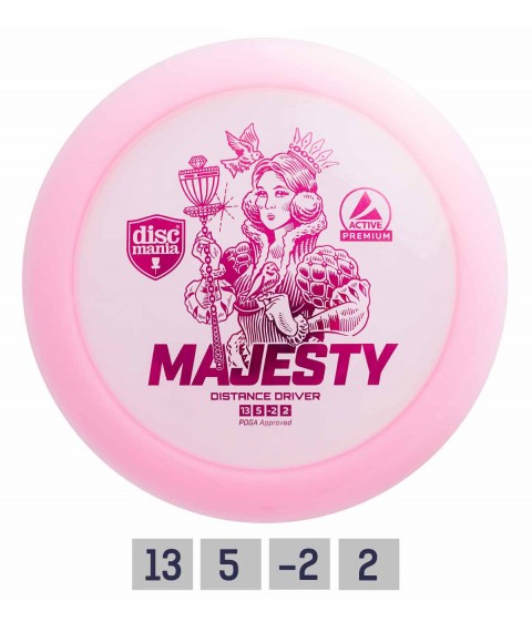 DISCMANIA Distance Driver PREMIUM MAJESTY 13/5/-2/2 Pink