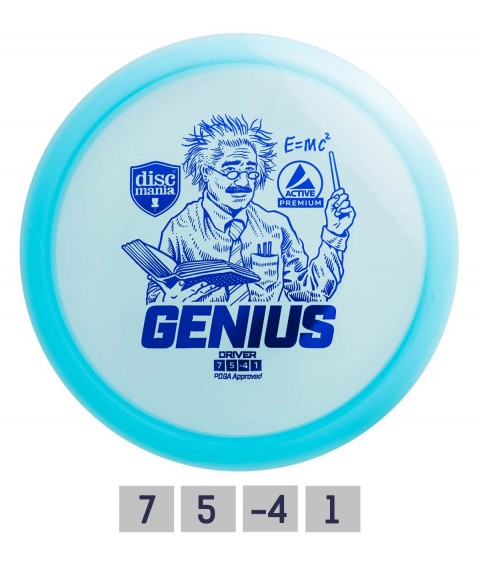 DISCMANIA  Fairway Driver PREMIUM GENIUS 7/5/-4/1  Blue