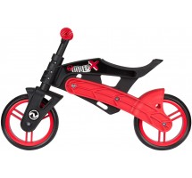 Bicycle-scooter Nijdam ADJUSTABLE 52LA Black / Red