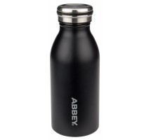BOTTLES AND SHAKERS - Bottle thermo ABBEY Victoria 21WY ZWA 350ml Black / Silver Bottle thermo ABBEY Victoria 21WY ZWA 350ml Black / Silver
