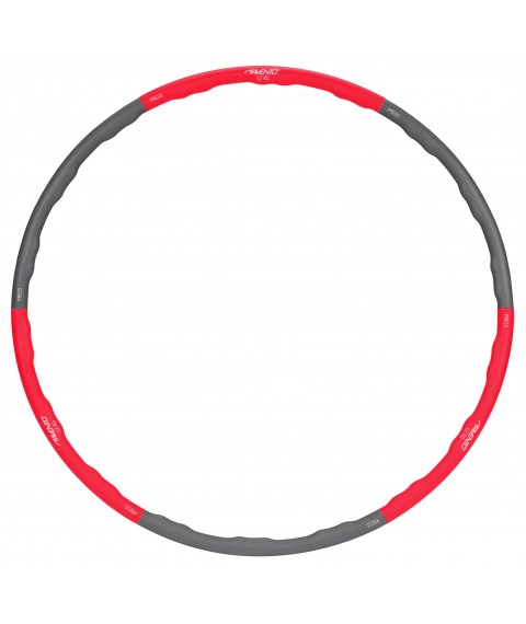 Fitness Hula Hoop AVENTO 42HF 100cm 1,2kg Pink/Grey