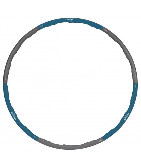 Fitness Hula Hoop AVENTO 42HF 100cm 1,5kg Blue/Grey