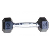FITNESS - Toorx Hex rubber dumbbell 1kg Toorx Hex rubber dumbbell 1kg