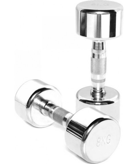 Toorx chromed dumbbell 8kg