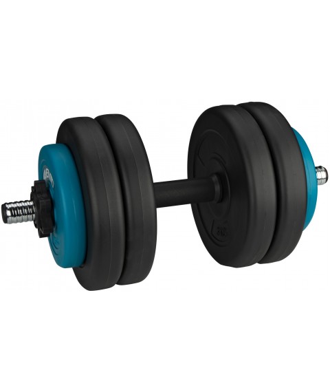 Dumbbell Adjustable Synthetic AVENTO 42DF 15kg