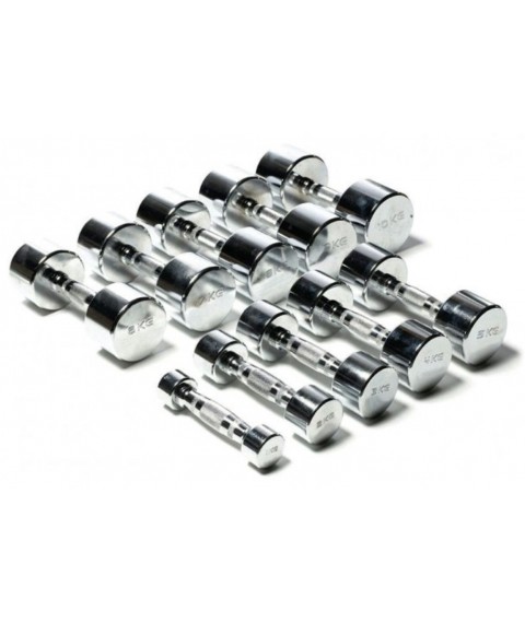 Dumbbell set chrome TOORX MC-SET 1-10 kg