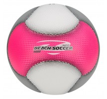 Mini Beach Football AVENTO 16WH size2 Pink/White/Grey