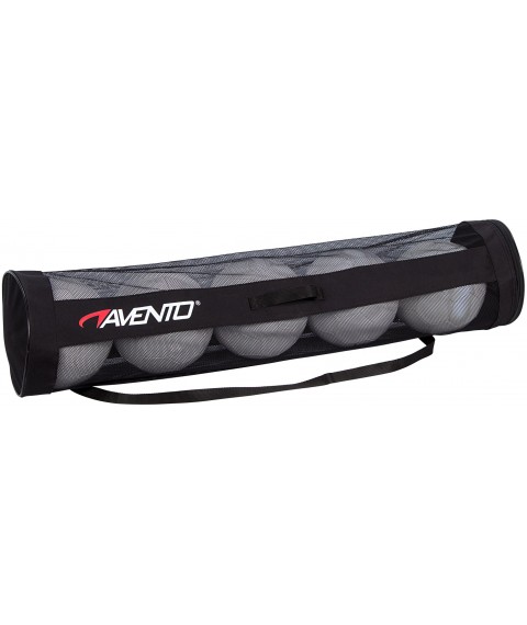 Ball bag AVENTO 75MF ZWA 5 ball Black