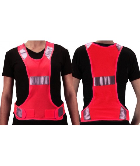 Running Vest  AVENTO 74PR M/L fluorescent pink