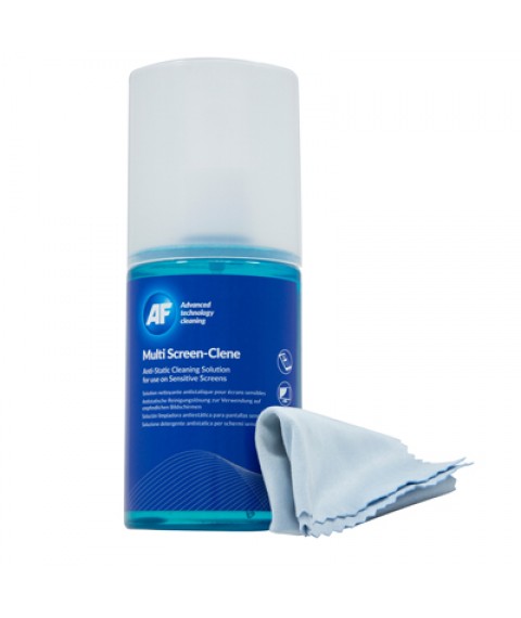 Universal Multi-Screen TFT/LCD cleaning solution 200ml and cloth AF