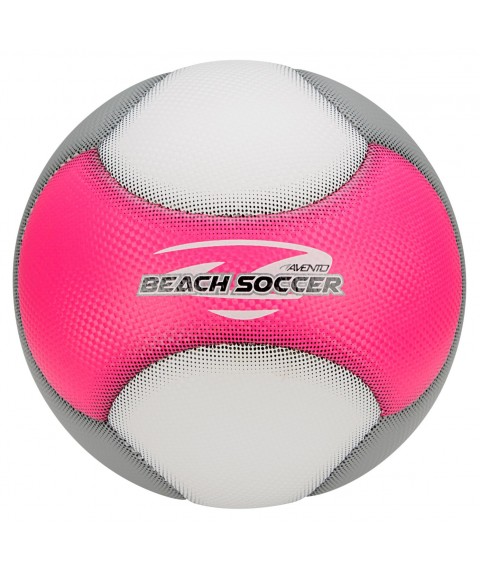 Beach football ball AVENTO 16WF  Pink/White/Grey