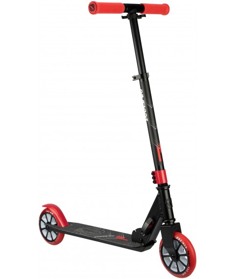 Scooter NIJDAM N41CB01 BLK Black / Red / Silver