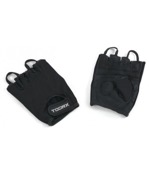 Toorx training gloves AHF235 L black suede and micro-mesh