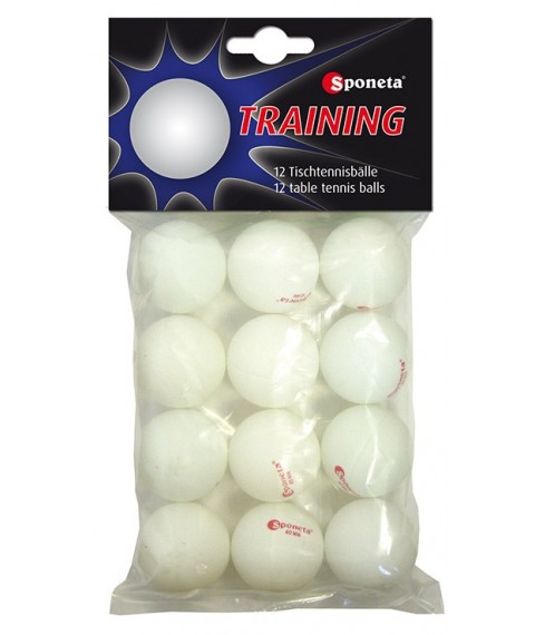 Table tennis balls SPONETA PRACTICE 12 pcs