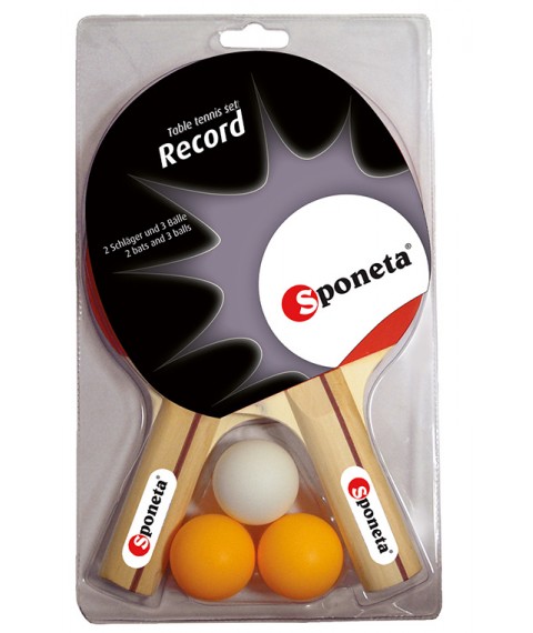 Table tennis set SPONETA RECORD 2bats.+3 balls