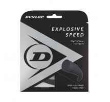 STRINGS - Stings for tennis DUNLOP EXPLOSIVE SPEED 1,25mm 17G 12M Black Stings for tennis DUNLOP EXPLOSIVE SPEED 1,25mm 17G 12M Black