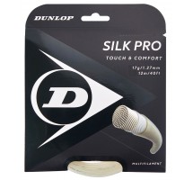STRINGS - Tennis string DUNLOP Silk Pro 1.27mm 17g 12m Monofilament Natural Tennis string DUNLOP Silk Pro 1.27mm 17g 12m Monofilament Natural